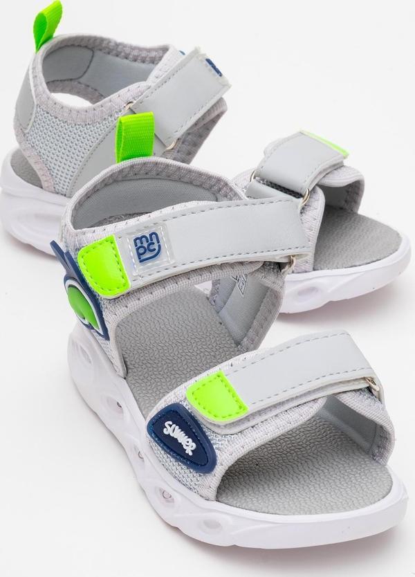 mnpc Erkek Çocuk Gri Işıklı Anatomik Hafif Günlük Sandalet - Image 1