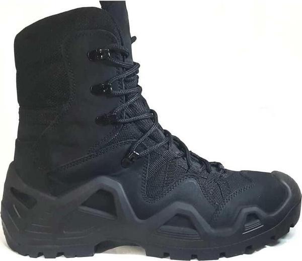 Pars 103 Power Black Outdoor Tactical Hakiki Deri Su İtici Özellikli Askeri&polis Özel Harekat Botu - Image 1