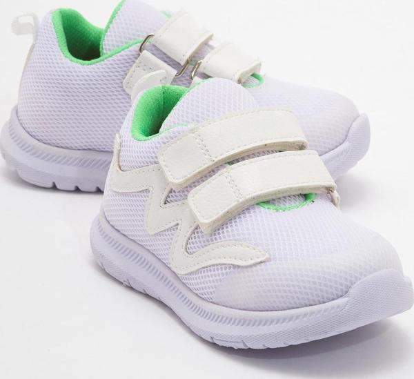 mnpc Unisex Çocuk Beyaz Günlük İlk Adım Spor Ayakkabı - Image 1