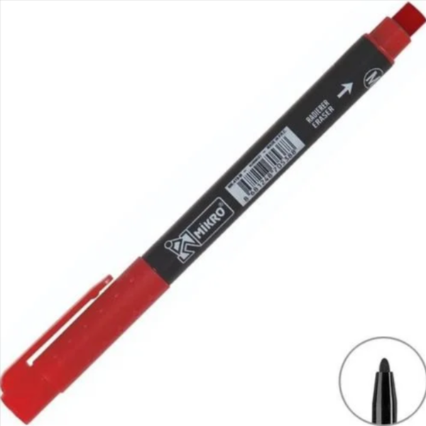 Cd-dvd Kalemi Asetat Kalemi M Kırmızı Mk-419-mk Permanent Marker 2 adet - Image 1