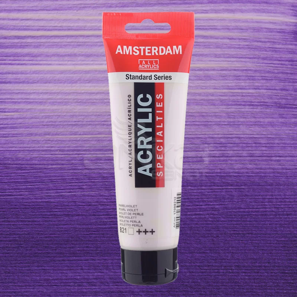 Amsterdam Akrilik Boya 120ml 821 Pearl Violet - Image 1