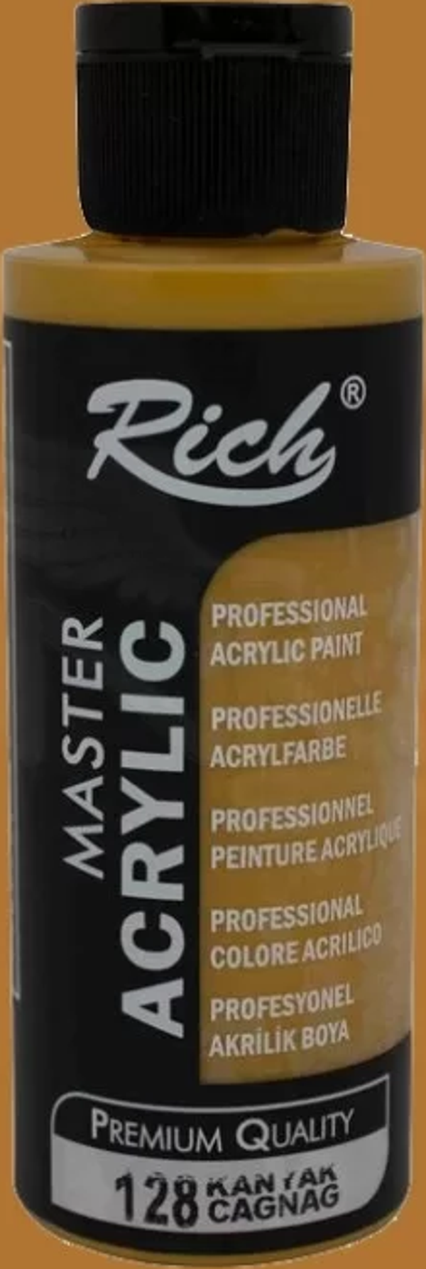 Rich Master Akrilik Boya 120ml 128 Kanyak - Image 1