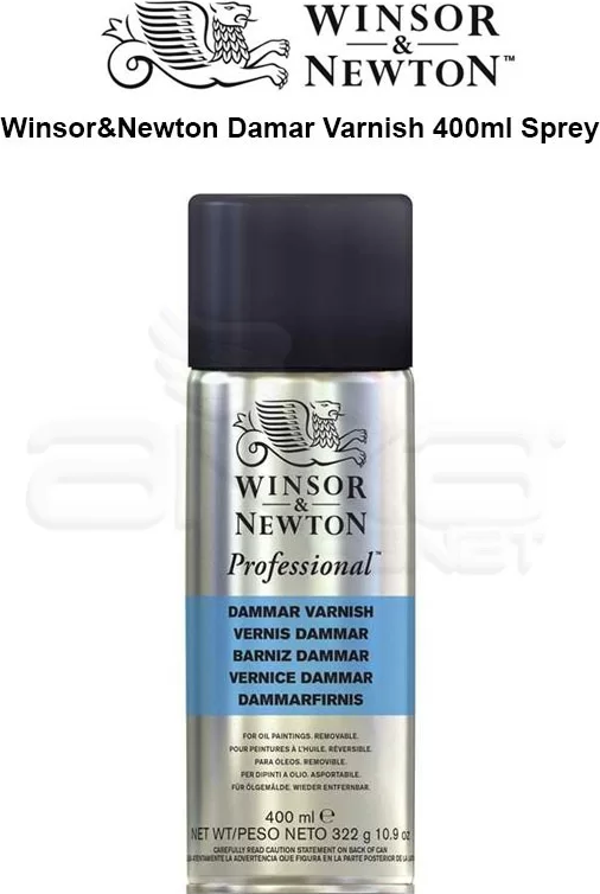 Winsor & Newton Damar Varnish 400ml Sprey - Image 1