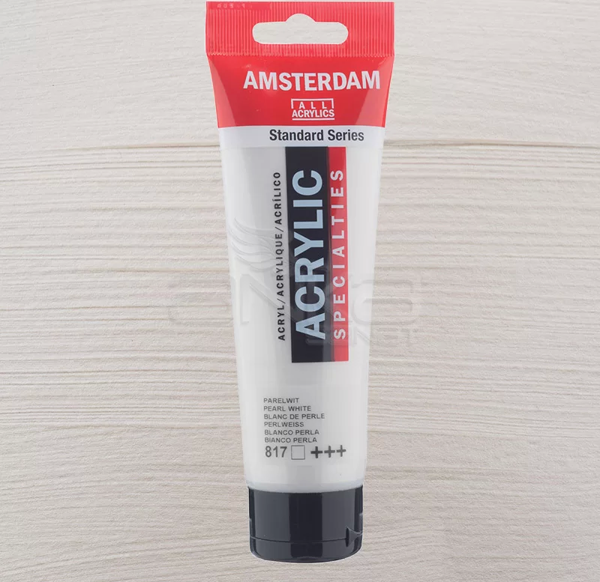 Amsterdam Akrilik Boya 120ml 817 Pearl White - Image 1