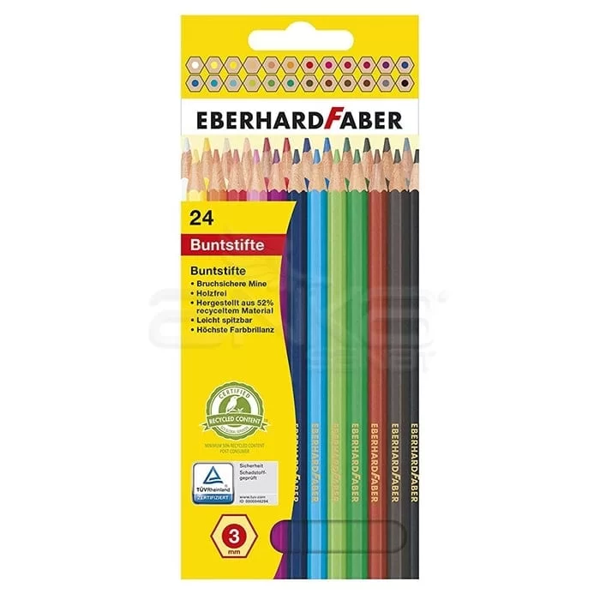 Eberhard Faber Kuru Boya Kalem Seti 24lü 3mm 514824 - Image 1