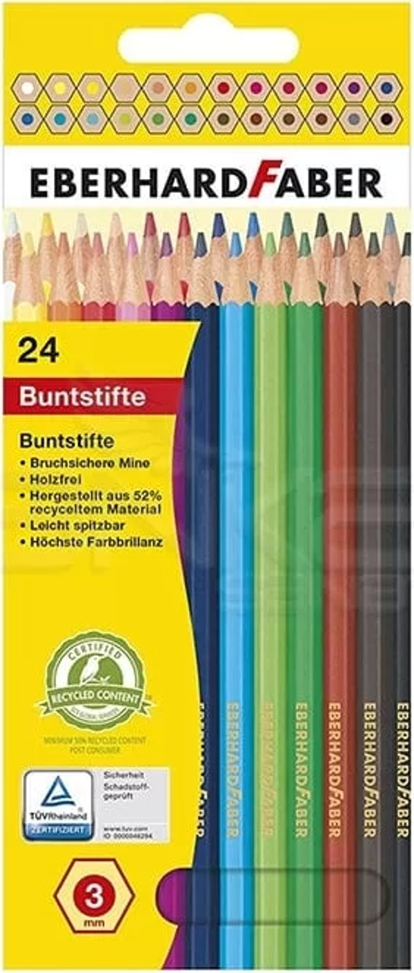Eberhard Faber Kuru Boya Kalem Seti 24lü 3mm 514824 - Image 1