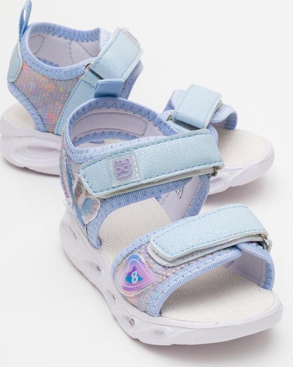 mnpc Kız Çocuk Mavi Işıklı Anatomik Hafif Günlük Sandalet - Image 1