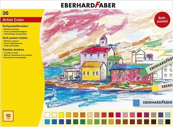 Eberhard Faber Artist Color Soft Pastel Seti 36lı 522536 - Image 1