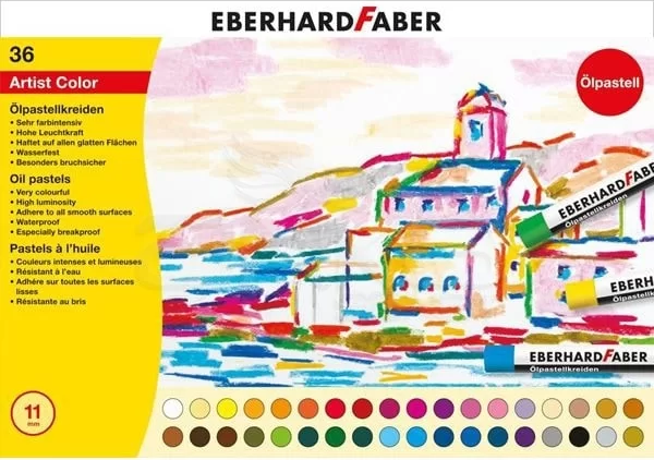 Eberhard Faber Artist Color Oil Pastel Seti 36lı 522036 - Image 1
