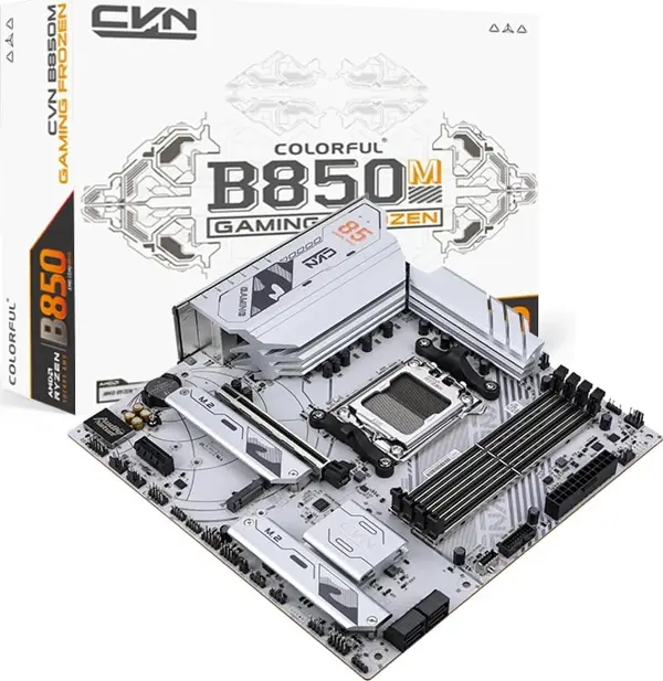 COLORFUL CVN B850M GAMING FROZEN V14A DDR5 8400Mhz - Image 1