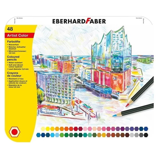 Eberhard Faber Artist Color Kuru Boya Kalem Seti 48li 516148 - Image 1