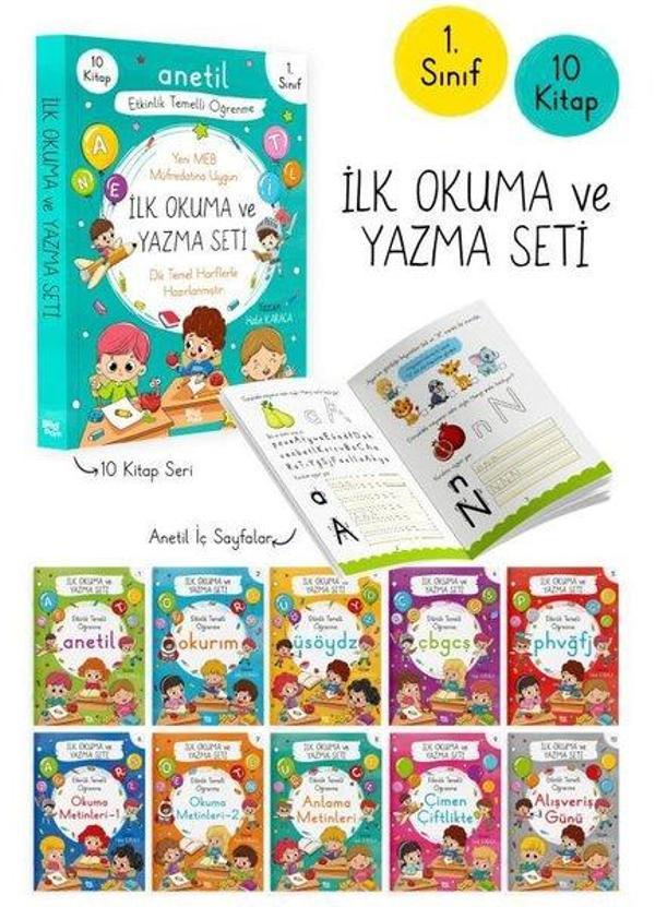 İlk Okuma ve Yazma Seti - 10 Kitap Takım - Bilgi Park Yayınları - Image 1
