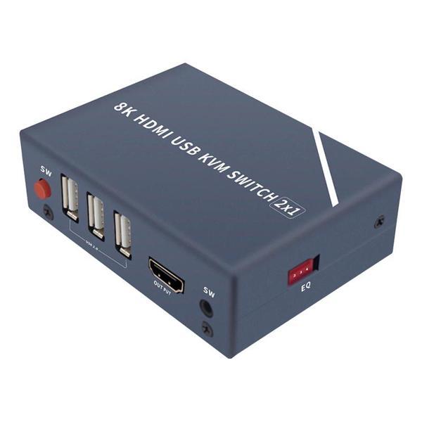 8K HDMI USB KVM SWITCH 2X1 (81) - Image 1