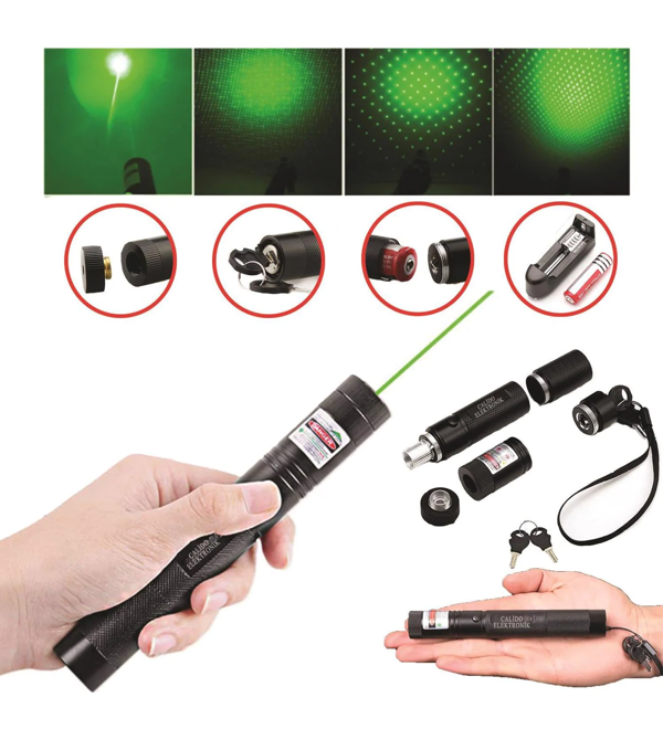 Şarjlı Yeşil Lazer Yakıcı Pointer 15 Km lazer 1000 mv - Image 1