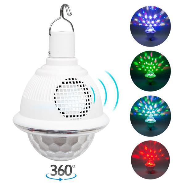 BLUETOOTH DESTEKLİ ANİMASYONLU 10 WATT ŞARJLI UFO TİP DİSKO TOPU (81) - Image 1