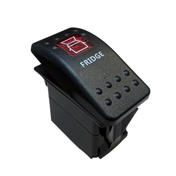 BUZDOLABI IŞIKLI 3P ON-OFF 12-24V MARIN SWITCH (IC-134M-S14) (K246) - Image 1