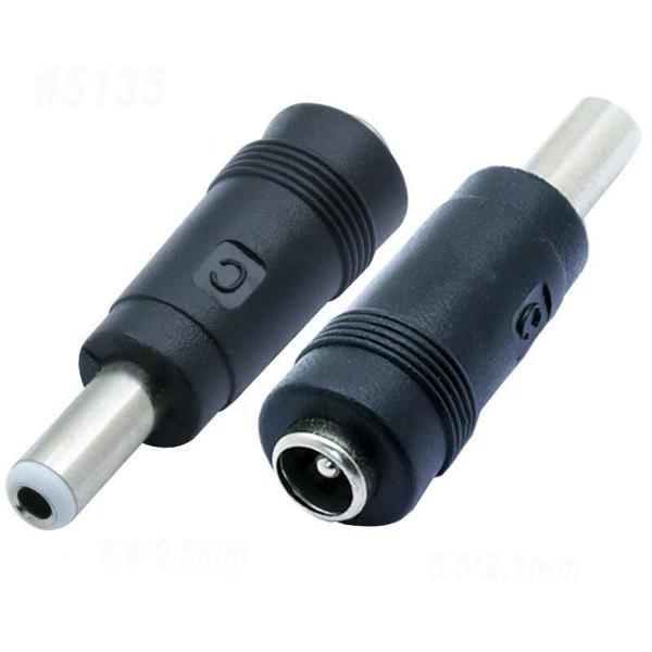 DC 2.1 MM DİŞİ / 2.5 MM ERKEK ÇEVİRİCİ JACK FİŞ ADAPTÖR (K246) - Image 1