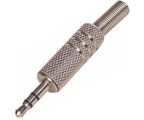 3.5 MM STEREO METAL NİKEL JACK FİŞ (81) - Image 1