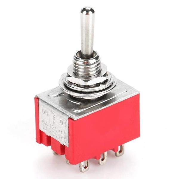 TOGGLE SWİTCH ON-OFF-ON Ø6MM MTS-303 (IC-148B) (K246) - Image 1