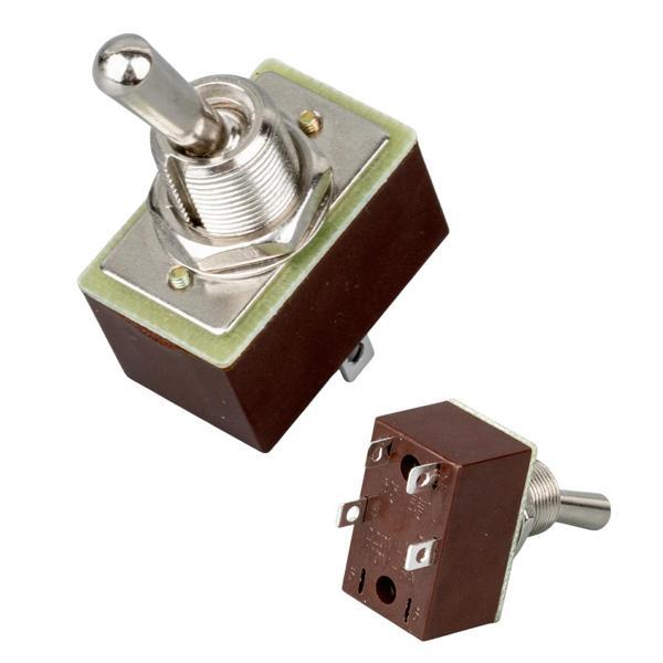 TOGGLE SWİTCH 4P ON-OFF Ø12MM (IC-151C) (K246) - Image 1