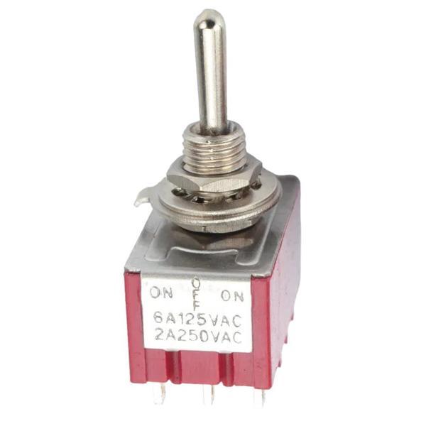 TOGGLE SWİTCH ON-OFF-ON Ø6MM 12P MTS-403 (IC-148D) (K246) - Image 1