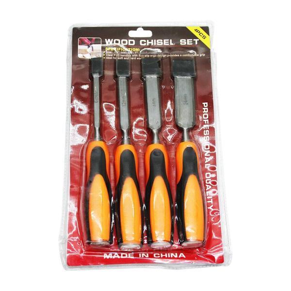 WOOD CHISEL 4 PARÇA 6-12-18-24MM İSKARPELA SET (K246) - Image 1