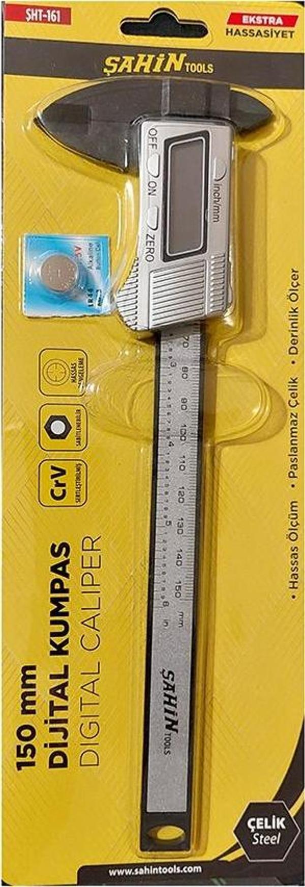 150 mm Dijital Kumpas  Hassas Manuel Ölçü Aleti (81) - Image 1