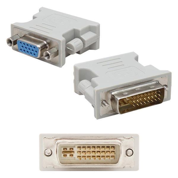 DVI TO VGA DÖNÜŞTÜRÜCÜ (DVI ERKEK VGA DİŞİ) DVI 24+5 PİN (81) - Image 1