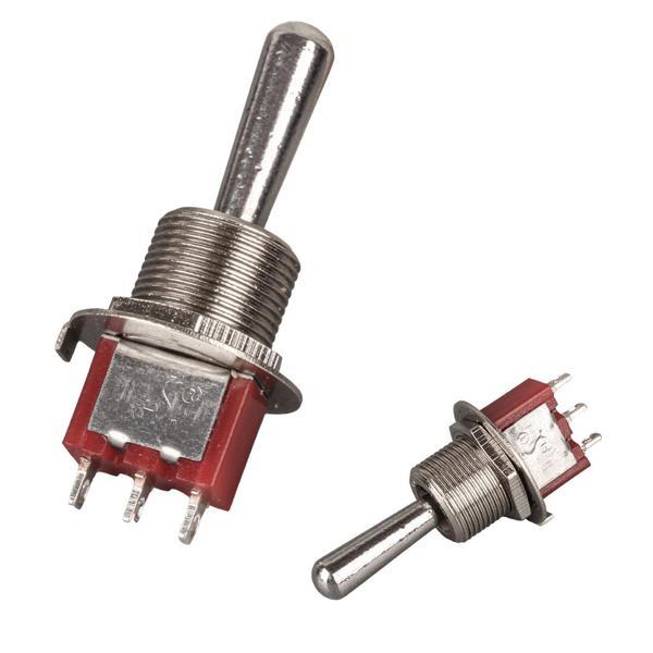 IC-148F 3 PİN Ø12MM ON-OFF-ON TOGGLE SWİTCH (MTS-103L) (K246) - Image 1