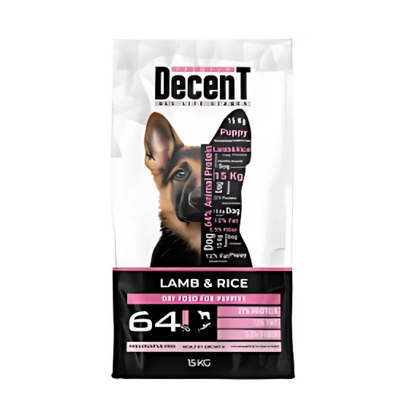 Decent Kuzu Etli Yavru Köpek Maması 15 Kg - Image 1