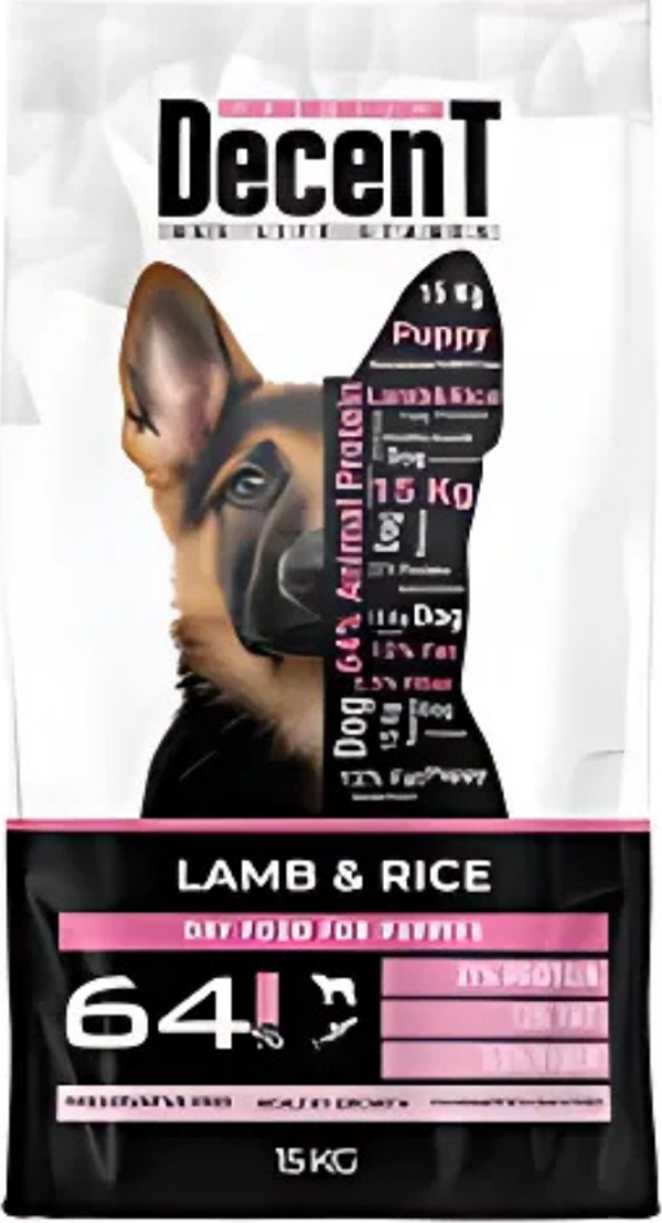 Decent Kuzu Etli Yavru Köpek Maması 15 Kg - Image 1