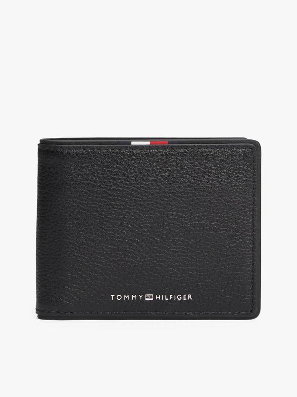Tommy Hilfiger TH Corp Mini Kartlıklı Erkek Siyah Cüzdan AM0AM13739BDS - Image 1