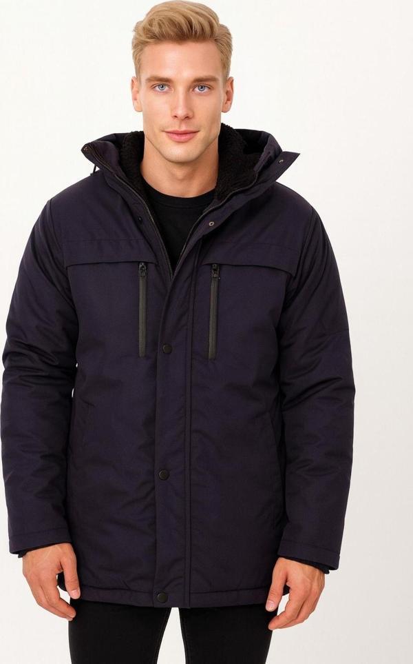 Spor Erkek Polarlı Su Ve Rüzgar Geçirmez Kapüşonlu Mont & Kaban & Parka - Image 1