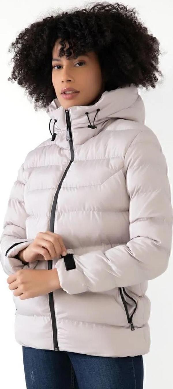 Spor Kadın Kapüşonlu Polarlı Su Geçirmez Rüzgara Dayanıklı Mont & Kaban & Parka - Image 1