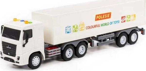 Polesie ışıklı Sesli Sürtmeli Tır - POL-96401 - Image 1