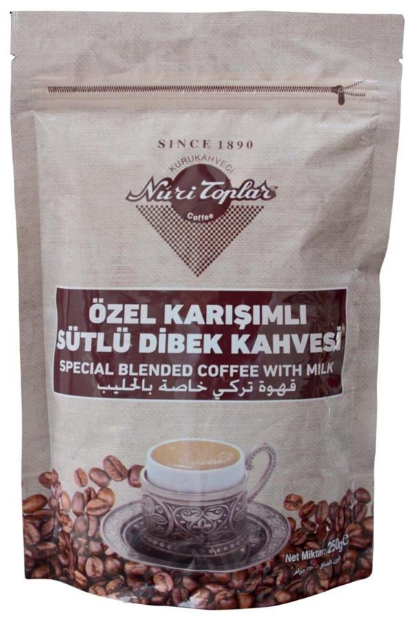 Nuri Toplar Özel Karışımlı Sütlü Dibek Kahvesi 250 Gr. - Image 1