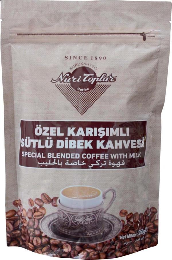 Nuri Toplar Özel Karışımlı Sütlü Dibek Kahvesi 250 Gr. - Image 1
