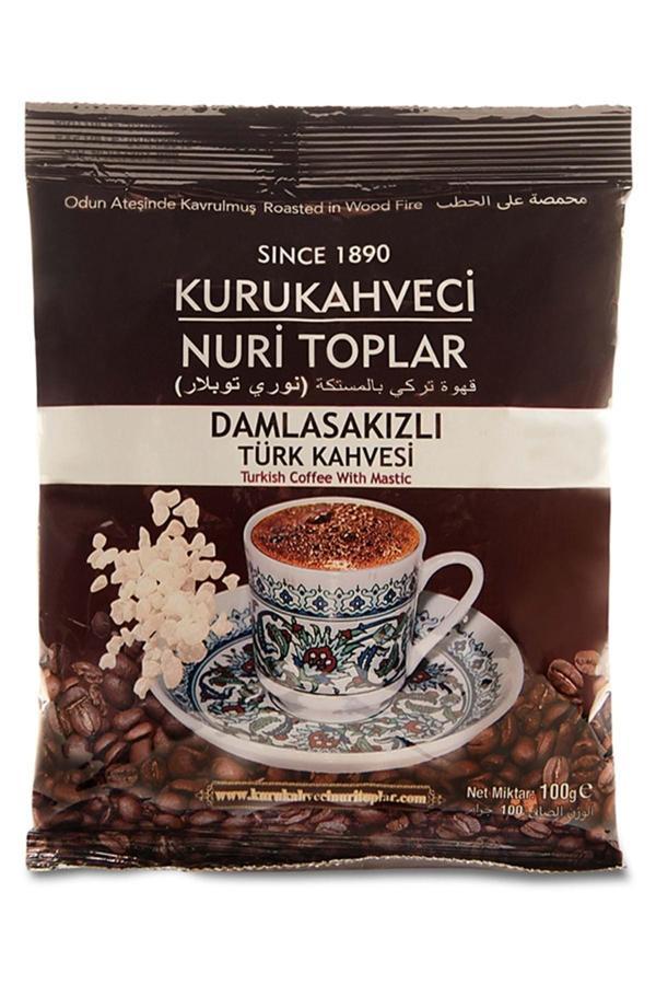 Nuri Toplar Türk Kahvesi Damla Sakızlı 100 Gr - Image 1