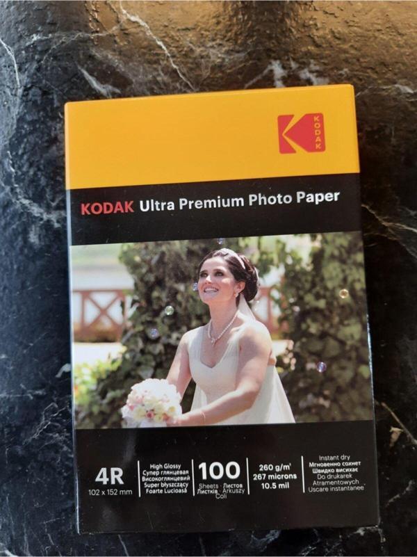 Kodak 260 Gr 10×15Cm Ultra Premium Parlak Inkjet Fotoğraf Kağıdı - Image 1