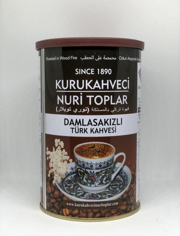 Nuri Toplar Damla Sakızlı Türk Kahvesi 250G - Image 1