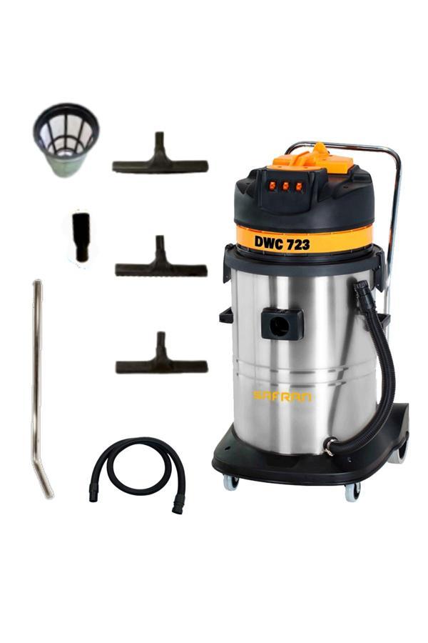 Safran Sanayi Tipi 3 Motorlu Islak Kuru Süpürge 3600W | Full Aparatlı Dwc 723 - Image 1