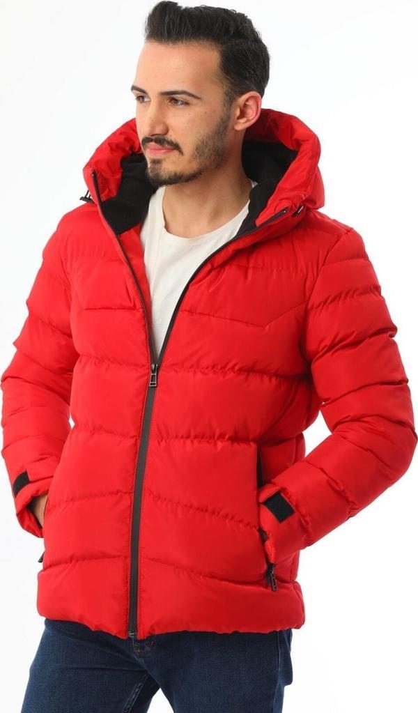 Spor Erkek Polarlı Kapüşonlu Su Geçirmez Rüzgara Dayanıklı Mont - Image 1