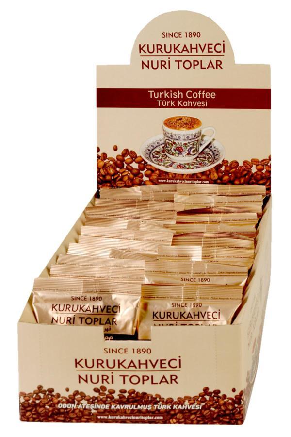 Nuri Toplar Türk Kahvesi 100 Gr Folyo X 24 Adet Stand Koli - Image 1