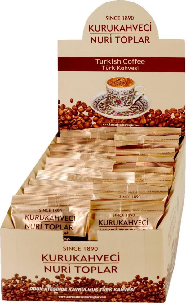 Nuri Toplar Türk Kahvesi 100 Gr Folyo X 24 Adet Stand Koli - Image 1
