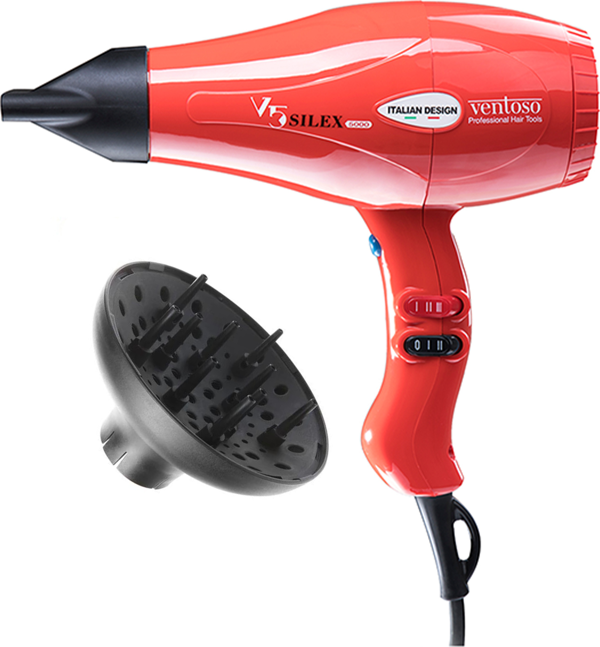 Ventoso V5 Silex5000 Profesyonel Fön Makinesi Kırmızı Vigolu - Image 1