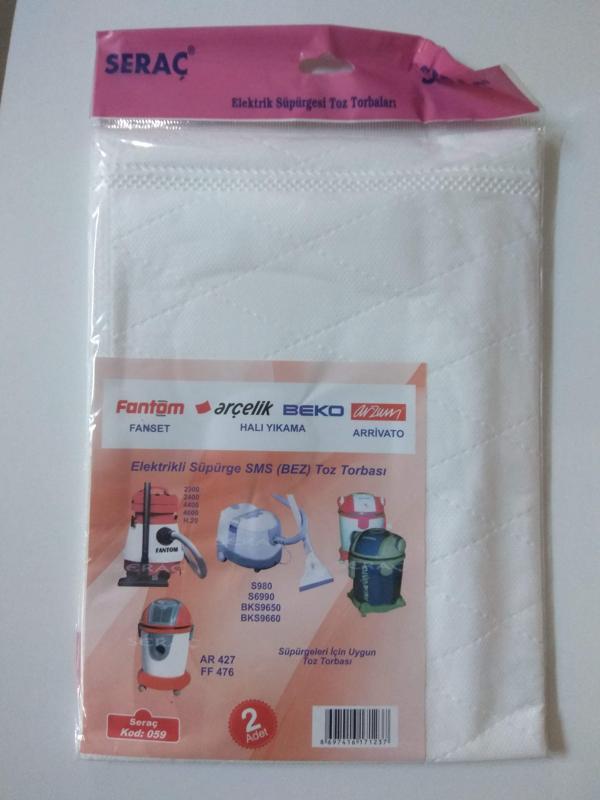 Bez Süpürge Torbası Fantom-Arçelik-Beko-Arzum ASN-SPR-059 - Image 1