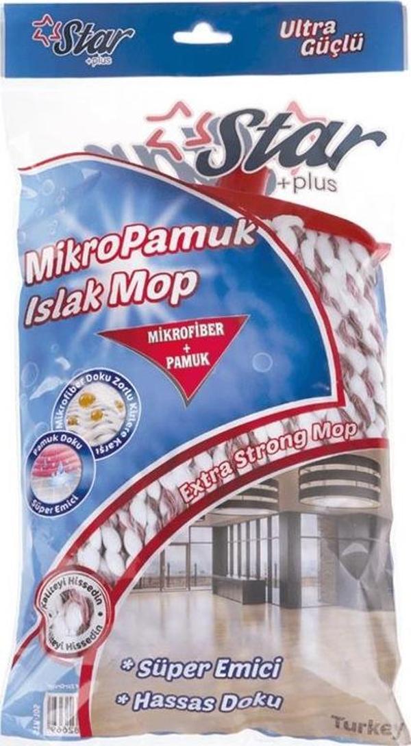 Micropamuk Islak Geniş Mop Star Str-105 - Image 1