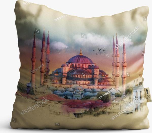 Kırlent Kılıfı 42x42cm Dekoratif Kırlent Yastık Kılıfı Yeni Sezon Tasarım Modeli İst 10 - Image 1