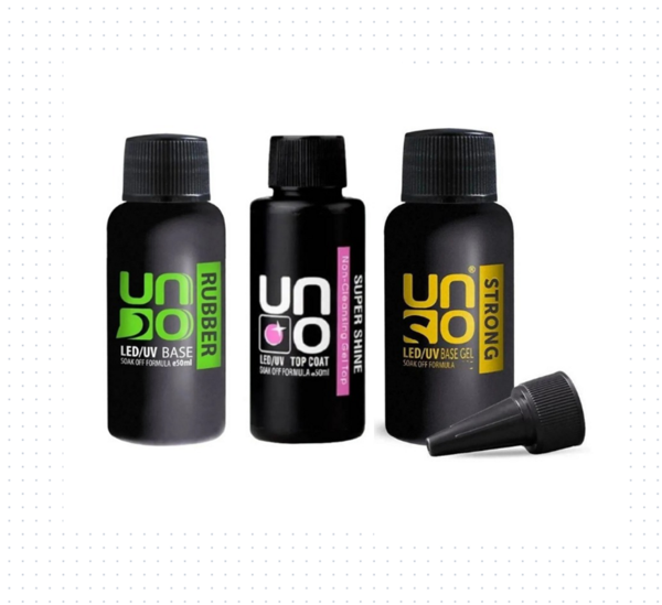 Fontenay Profesyonel Uno Rubber Base Coat & Uno Super Shine Top Coat & Uno Strong Base Coat 50ML - Image 1