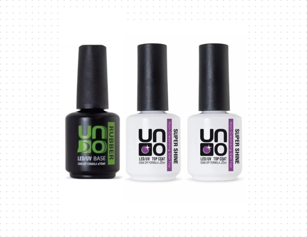 Fontenay Uno Top Coat Super Shine 15ml X2 - Uno Rubber Base Coat 15m  3'Lü Set - Image 1